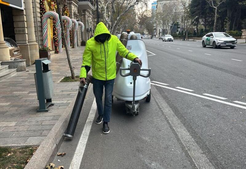 Баку встретил новогоднее утро чистым и аккуратным