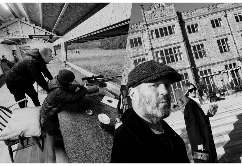 Джейсон Стетхэм показал редкие фото с женой и детьми в Лондоне