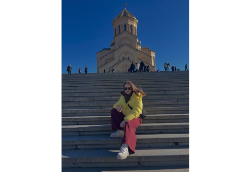 Мария Стадник прогулялась по Тбилиси