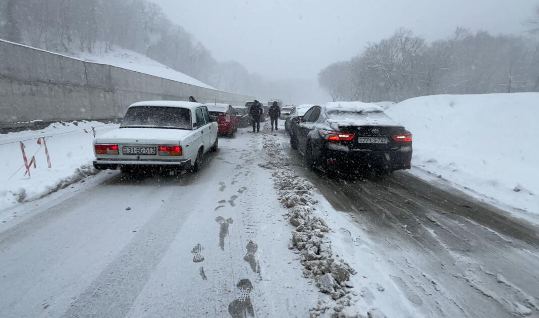 Bakı-Şamaxı-Yevlax yolunda hazırkı vəziyyət