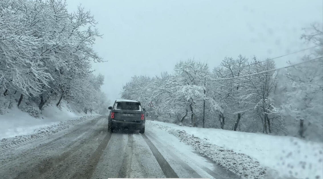 Bakı-Şamaxı-Yevlax yolunda hazırkı vəziyyət