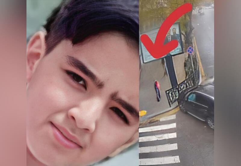 10 yaşlı Sərxan həmin vaxt hədiyyəsinə baxırmış...