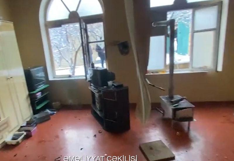 Взрыв в жилом доме в Шамахы, есть пострадавший