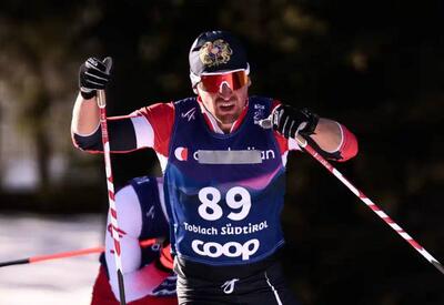 Армянского лыжника оштрафовали за попытку скрыть надпись "Азербайджан"