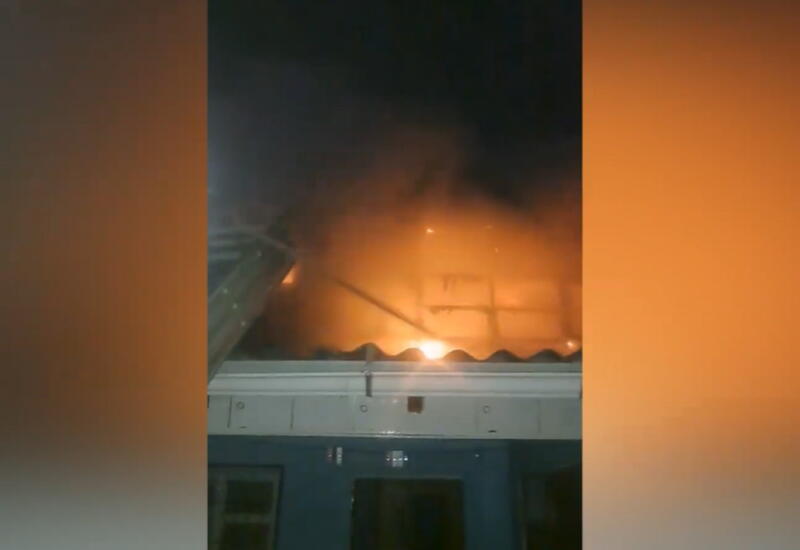 Пожар в общежитии в Бейлагане