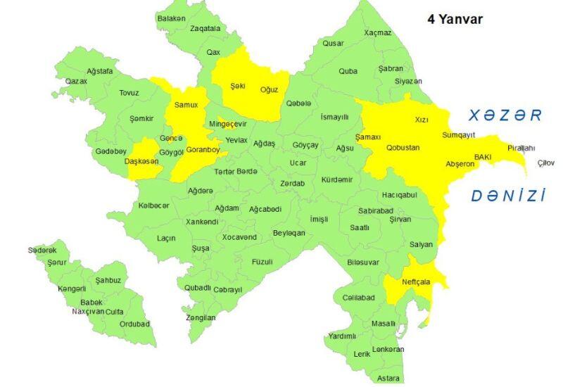 "Желтое" предупреждение в связи с ветреной погодой