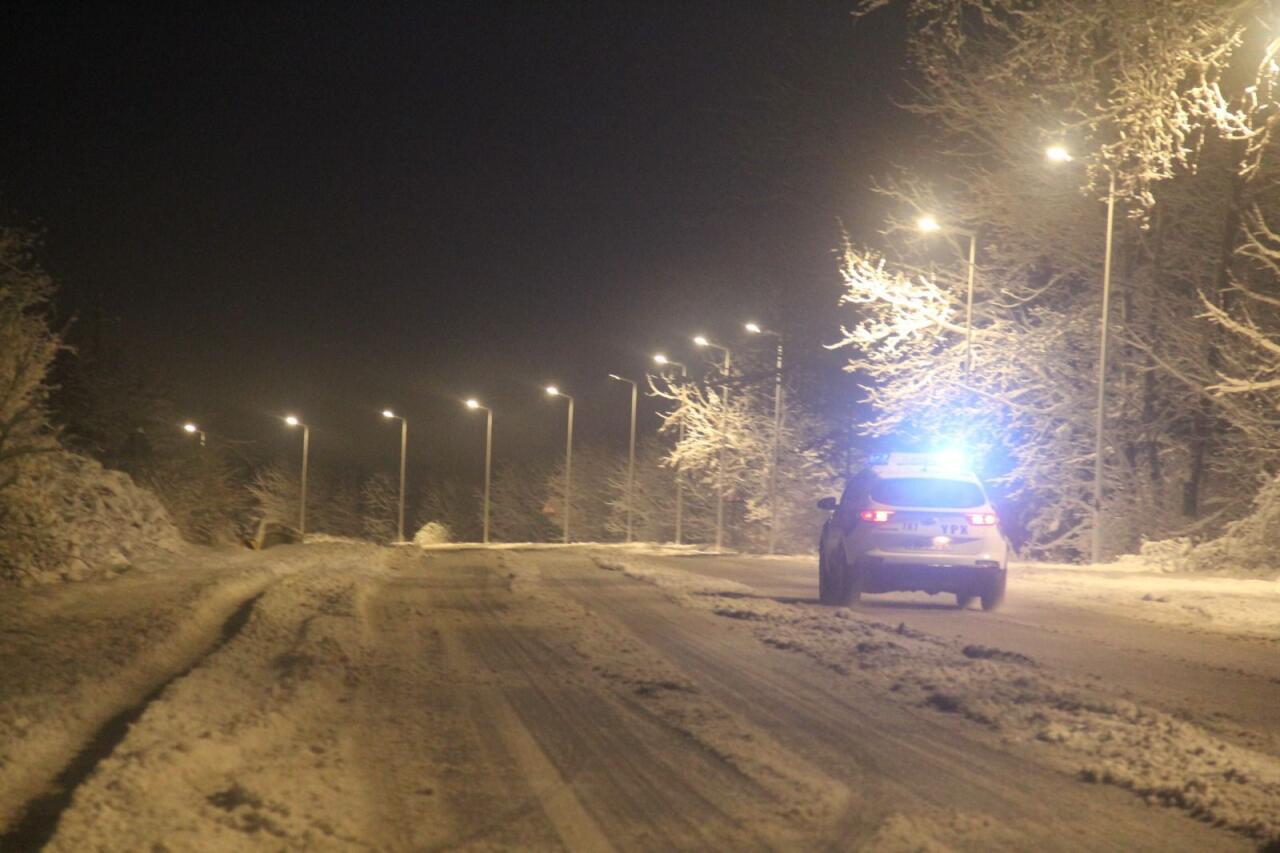 Непогода в Азербайджане: сотрудники полиции несут непрерывную службу