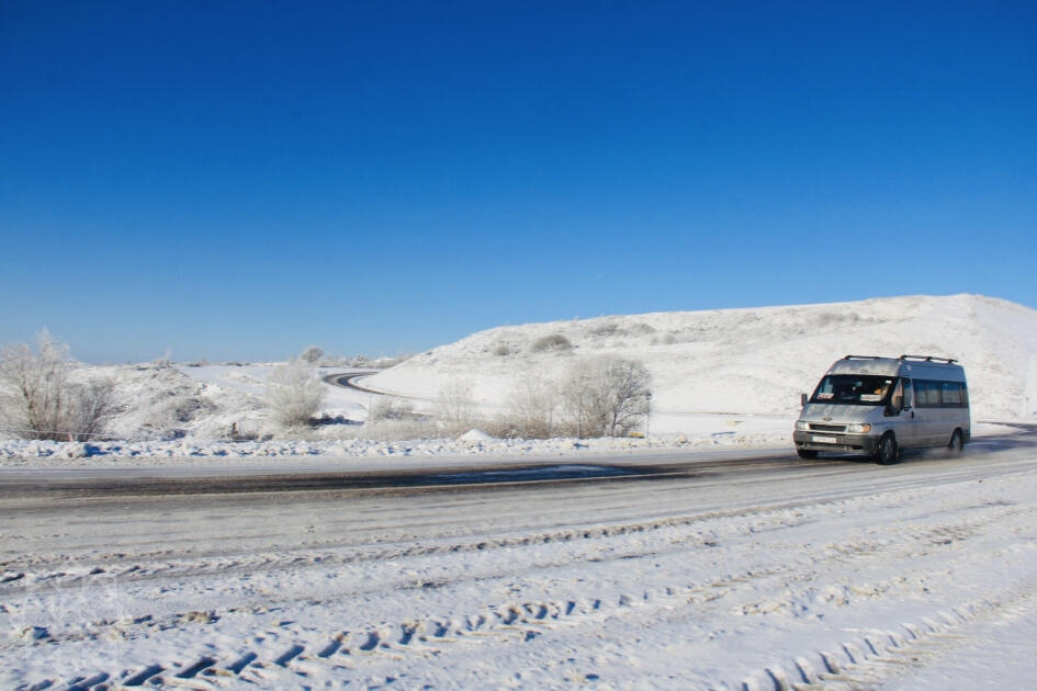 Агсуинский перевал вновь покрылся льдом