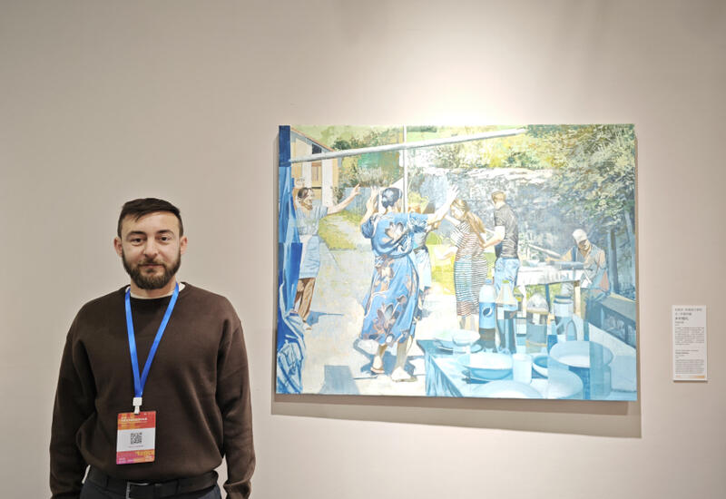 Работа азербайджанского художника представлена на Пекинской международной биеннале