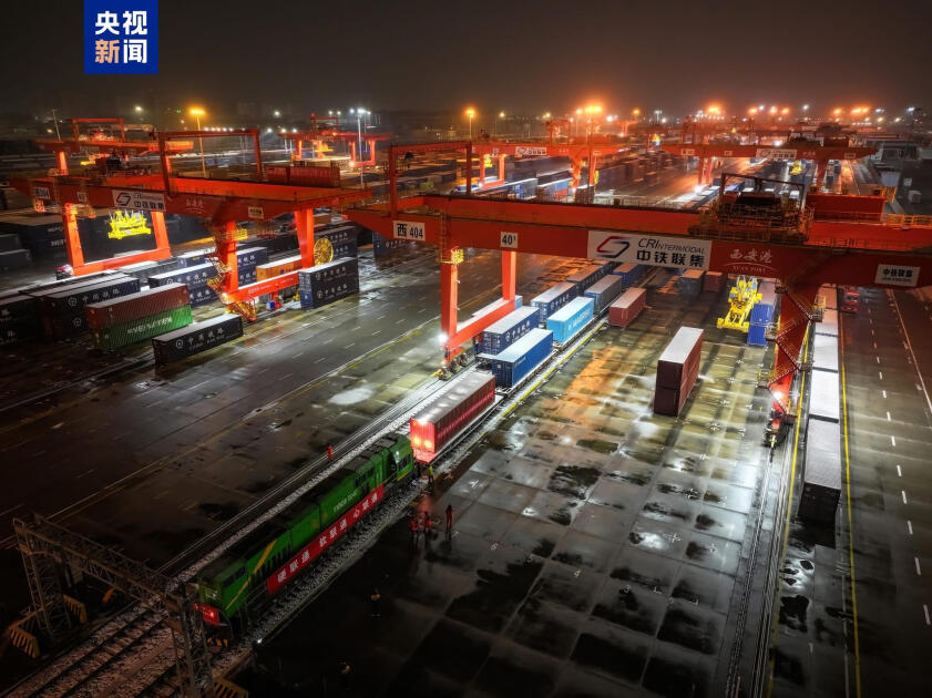 Первый поезд 2026 года из Китая по Среднему коридору в направлении Азербайджана отправился в путь