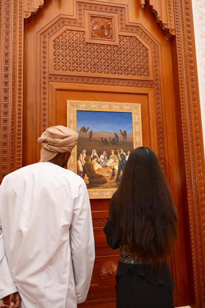 Heydər Əliyev Fondunun vitse-prezidenti Leyla Əliyeva Maskatda Sultan Opera Evində olub