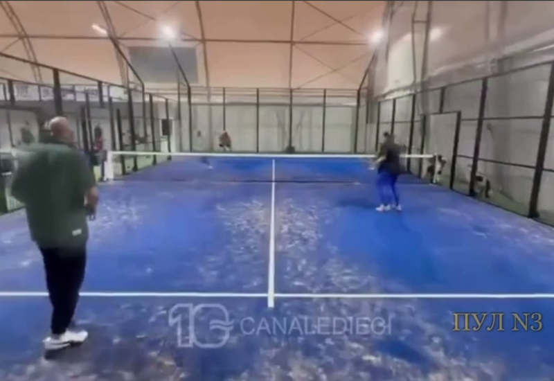 Торнадо сдул теннисный корт в Италии