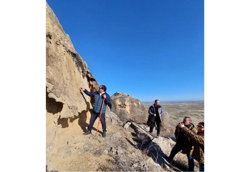 Qobustan qoruğunda yeni qayaüstü təsvir aşkar olunub