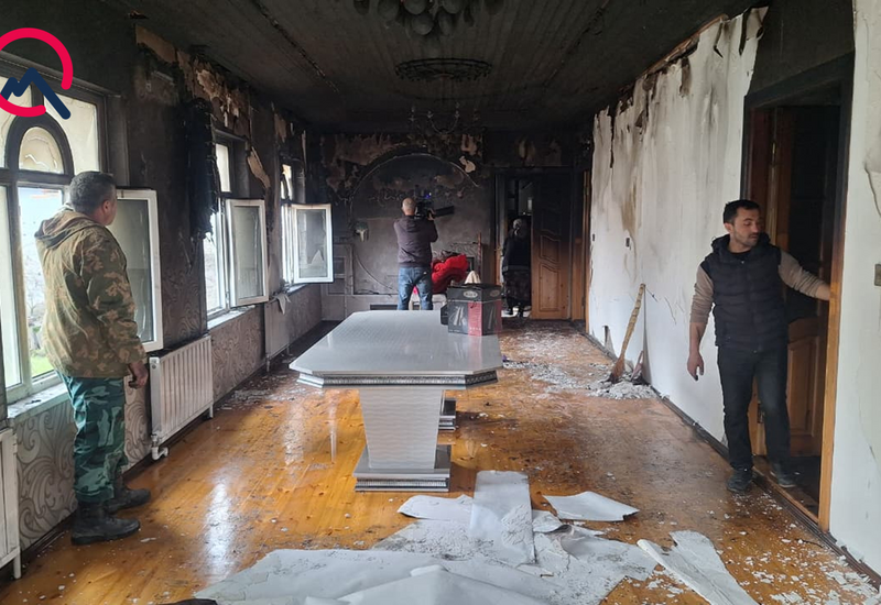 Oğrular mürəbbə yeyib evi yandırdılar