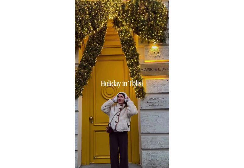 Блогер Сабина поделилась праздничным настроением из Тбилиси
