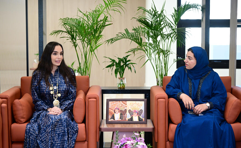 Вице-президент Фонда Гейдара Алиева Лейла Алиева встретилась в Маскате с председателем Организации по развитию малого и среднего предпринимательства Омана