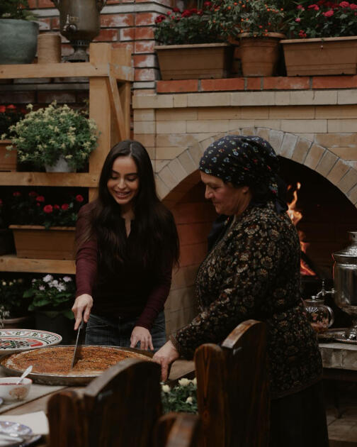 Вице-президент Фонда Гейдара Алиева Лейла Алиева стала гостем проекта Kənd Həyatı в Гусаре