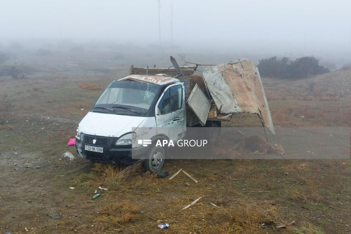 Цепная авария произошла в Гаджигабуле