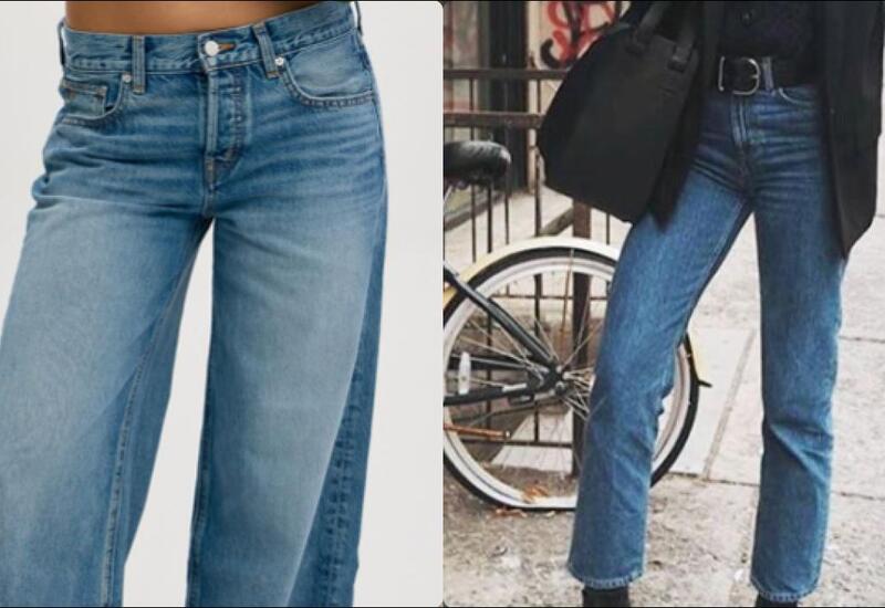 В моду возвращаются джинсы из 70-х