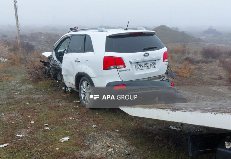 Цепная авария произошла в Гаджигабуле