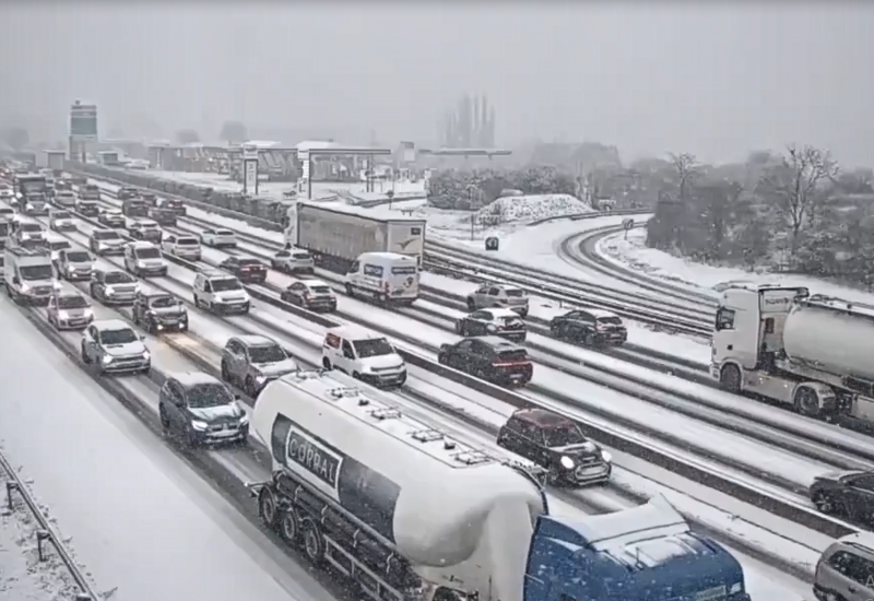 Транспортный коллапс произошел в Париже