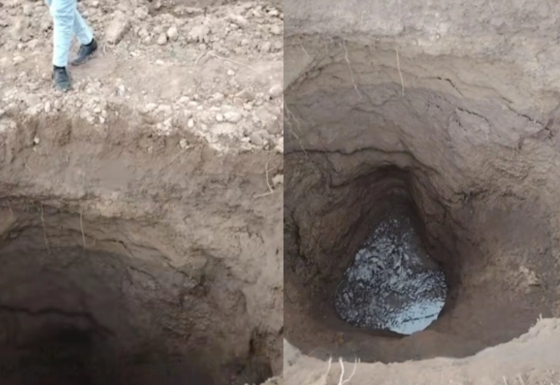 В чем причина проседания земли на 5-6 метров?