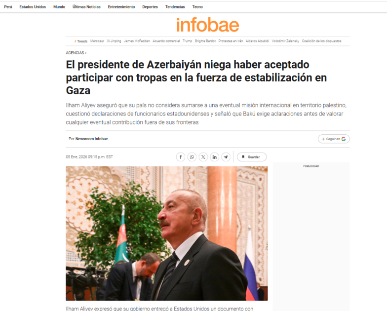 Мировые медиа продолжают освещать интервью Президента Ильхама Алиева местным телеканалам