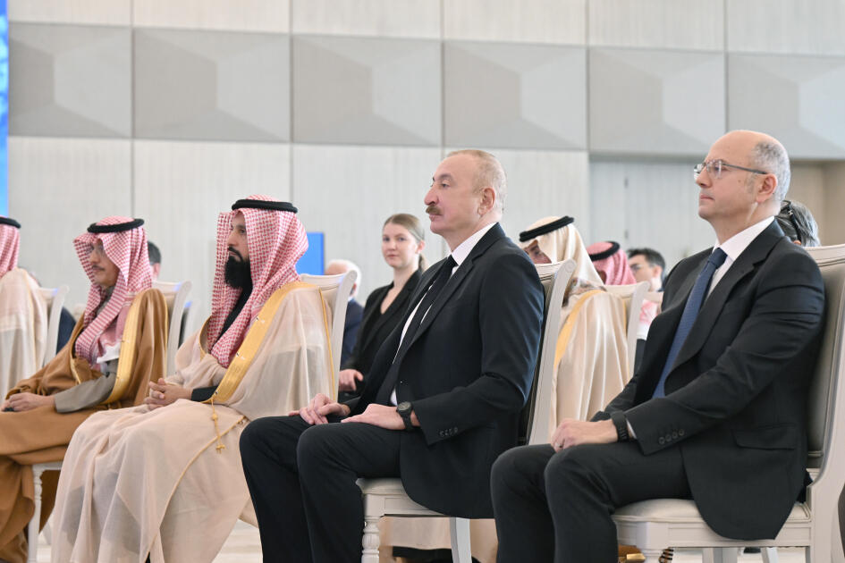 Prezident İlham Əliyev Bakıda “Xızı-Abşeron” Külək Elektrik Stansiyasının rəsmi açılış mərasimində çıxış edib