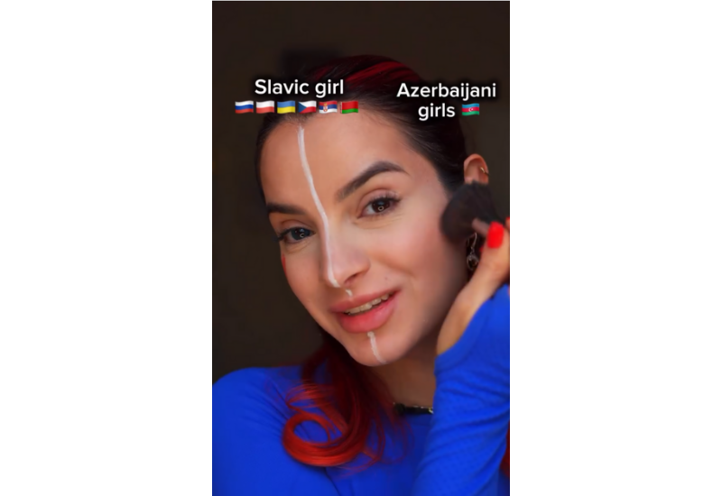 Визажист Оксана Дадашева представила необычный способ сравнения макияжа