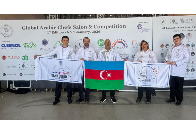 Мастерство азербайджанских кулинаров отмечено медалями международного чемпионата в ОАЭ