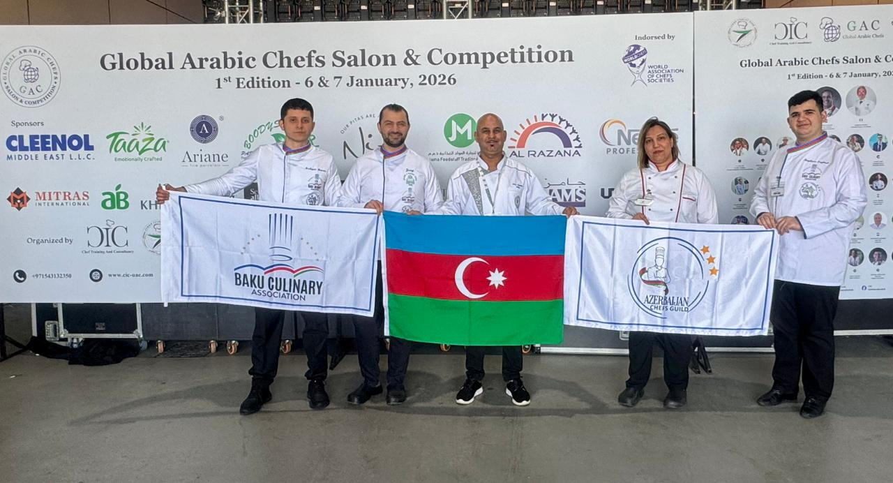 Мастерство азербайджанских кулинаров отмечено медалями международного чемпионата в ОАЭ