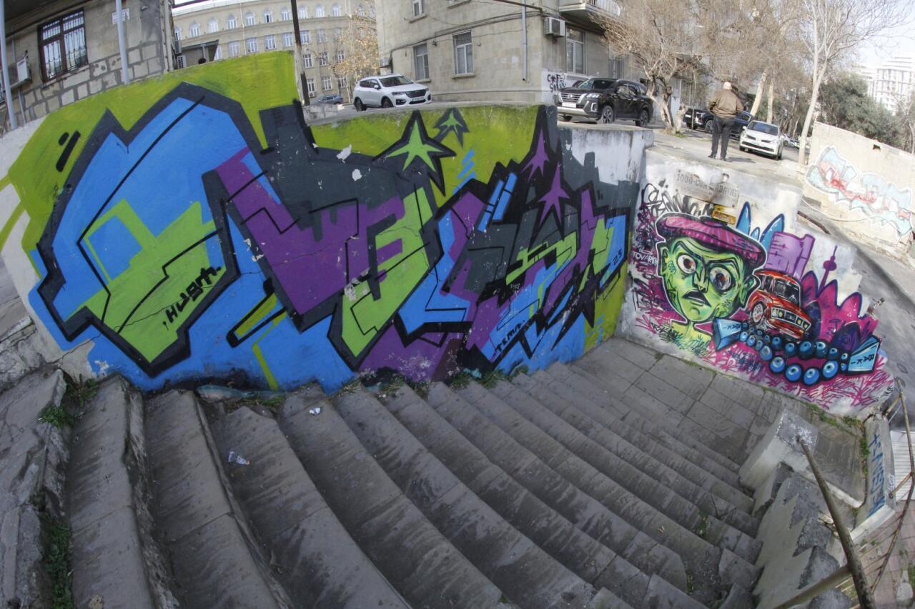 Искусство граффити на улицах Баку - живой организм, способный чувствовать, говорить и меняться