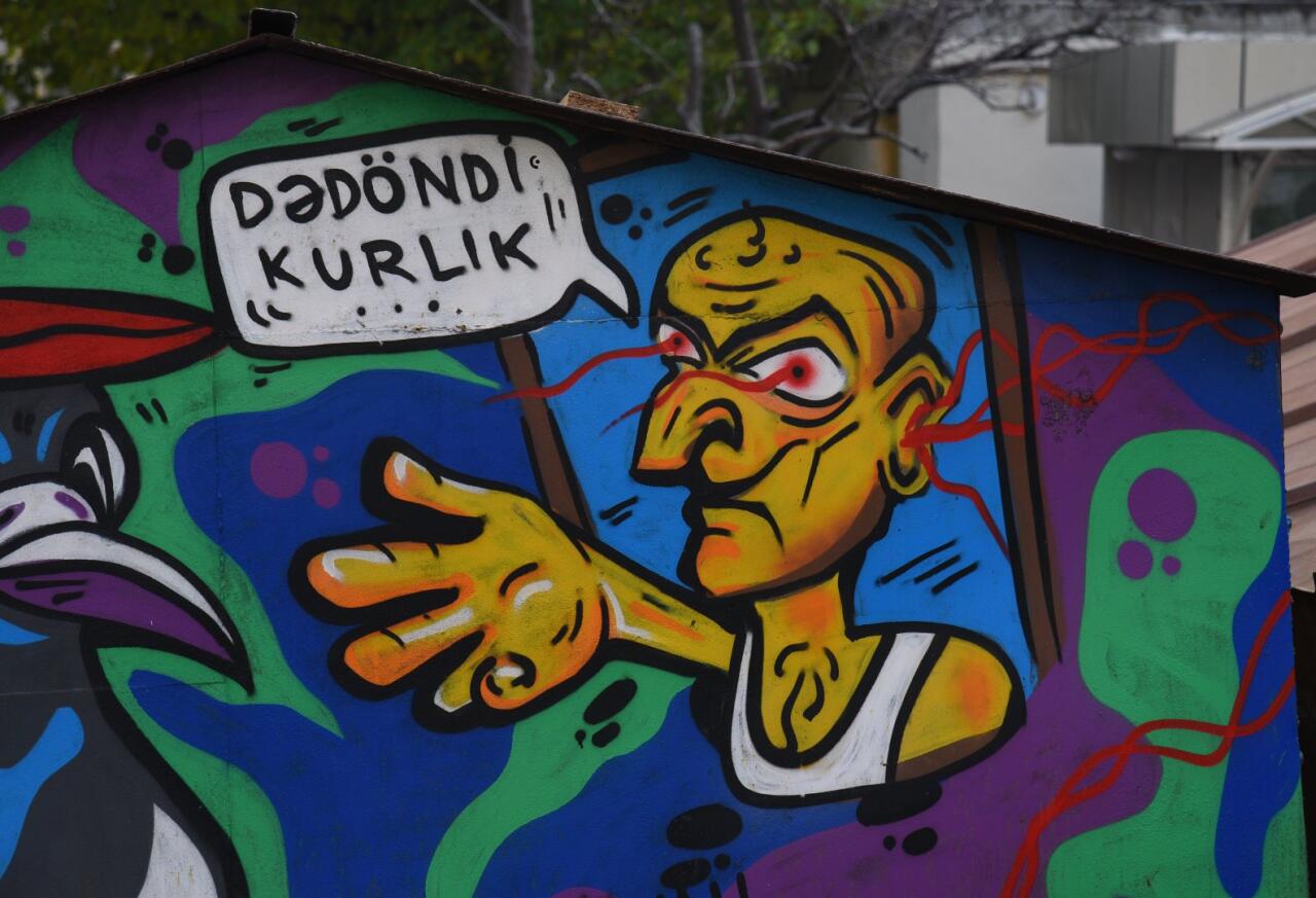Искусство граффити на улицах Баку - живой организм, способный чувствовать, говорить и меняться