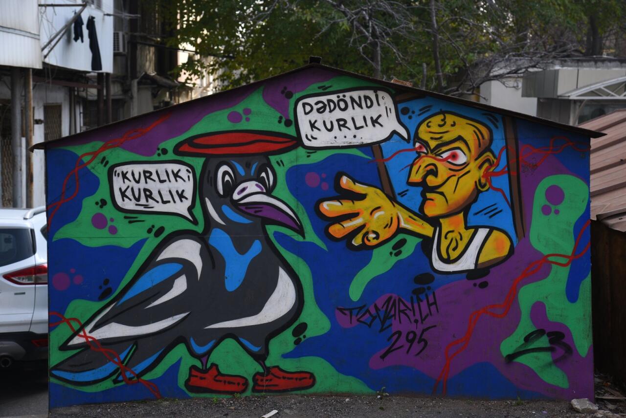 Искусство граффити на улицах Баку - живой организм, способный чувствовать, говорить и меняться