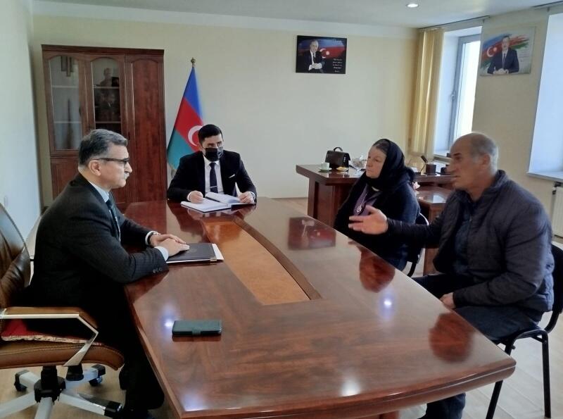 Novruzəli Aslanov İsmayıllıda vətəndaşlarla görüşüb