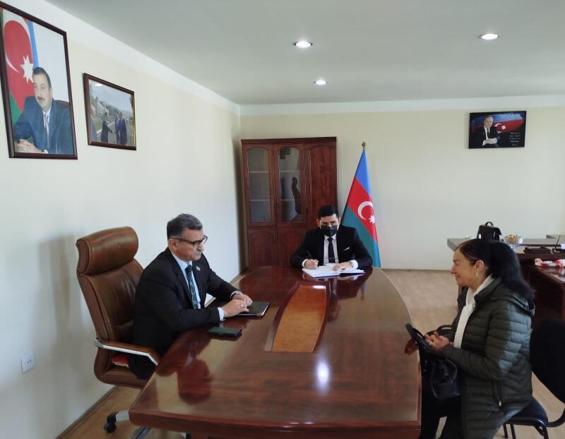 Novruzəli Aslanov İsmayıllıda vətəndaşlarla görüşüb