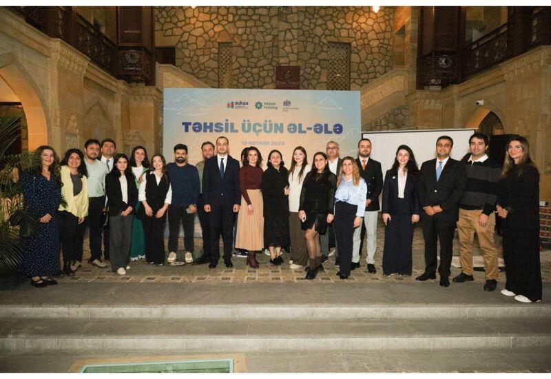 При поддержке PASHA Holding успешно реализован проект «Təhsil üçün əl-ələ»