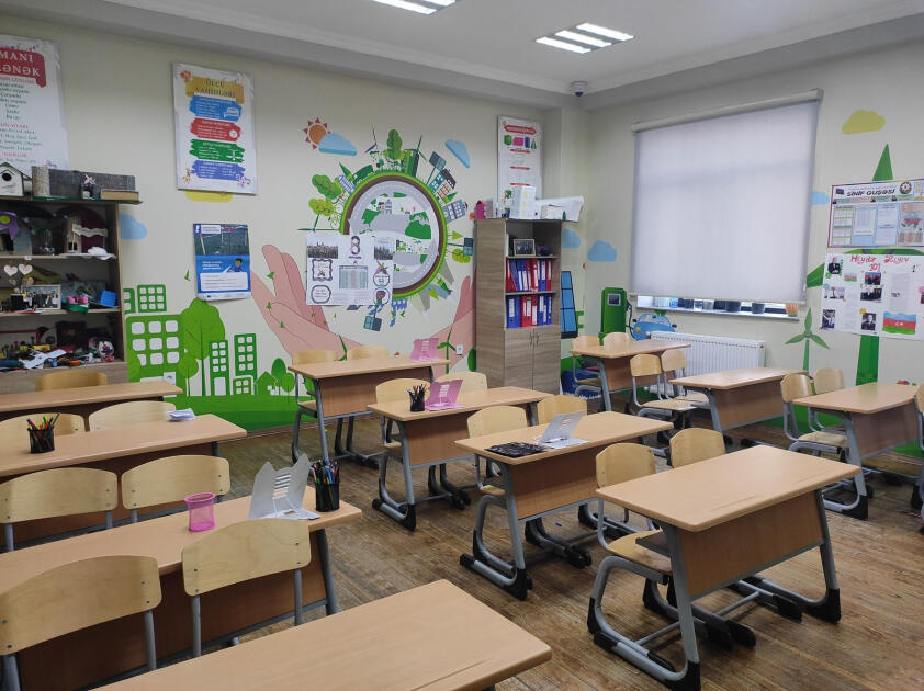 Полная средняя школа села Агалы оснащена современной инфраструктурой