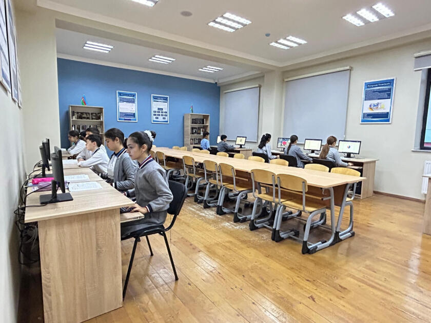 Полная средняя школа села Агалы оснащена современной инфраструктурой