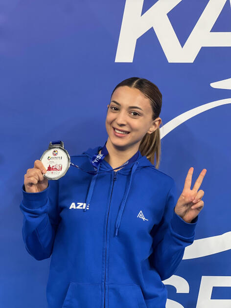 Азербайджанская каратистка завоевала "серебро" в Тбилиси