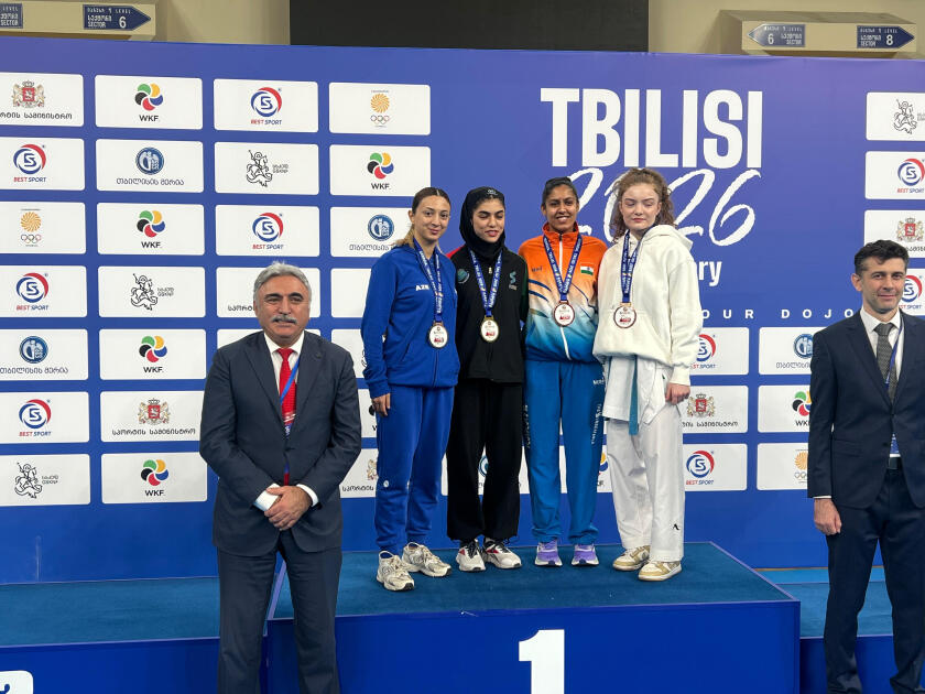 Азербайджанская каратистка завоевала "серебро" в Тбилиси