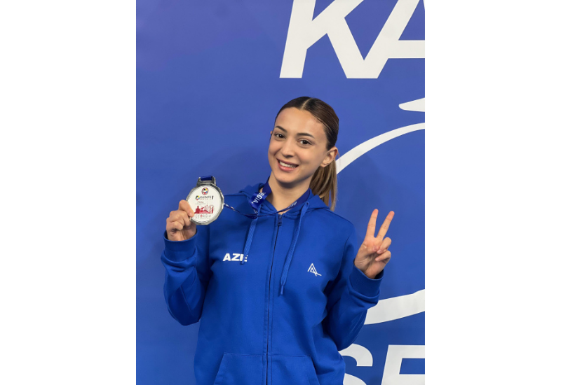 Азербайджанская каратистка завоевала "серебро" в Тбилиси