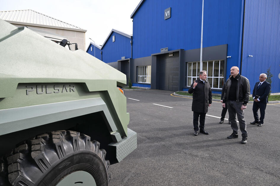 Президент Ильхам Алиев принял участие в открытии Тертерского электромеханического завода после реконструкции