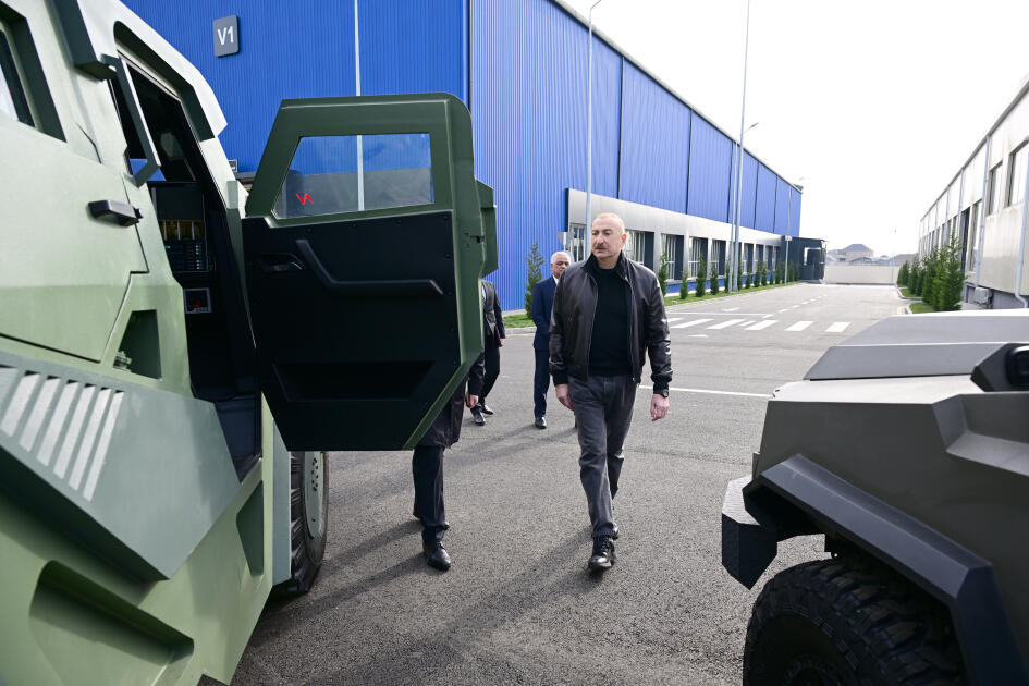 Президент Ильхам Алиев принял участие в открытии Тертерского электромеханического завода после реконструкции
