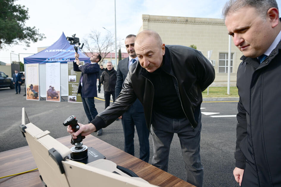 Президент Ильхам Алиев принял участие в открытии Тертерского электромеханического завода после реконструкции