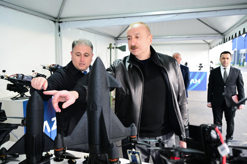 Президент Ильхам Алиев принял участие в открытии Тертерского электромеханического завода после реконструкции