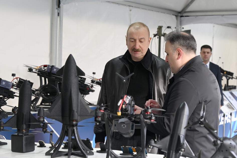 Президент Ильхам Алиев принял участие в открытии Тертерского электромеханического завода после реконструкции