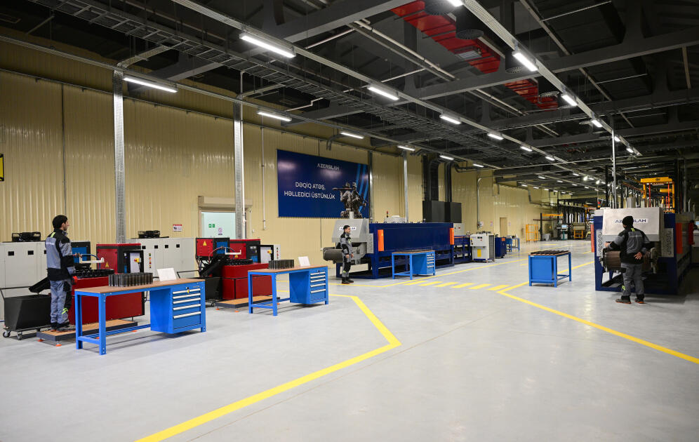 Президент Ильхам Алиев принял участие в открытии Тертерского электромеханического завода после реконструкции