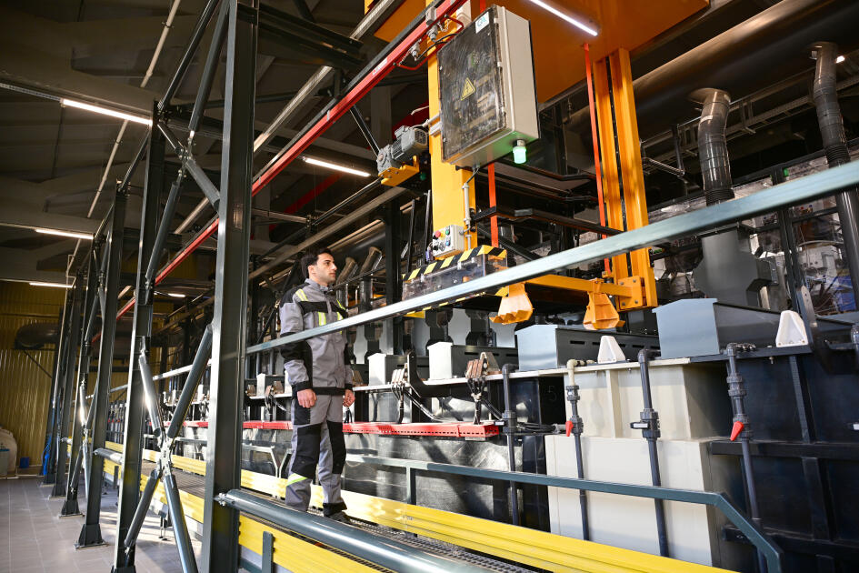 Президент Ильхам Алиев принял участие в открытии Тертерского электромеханического завода после реконструкции