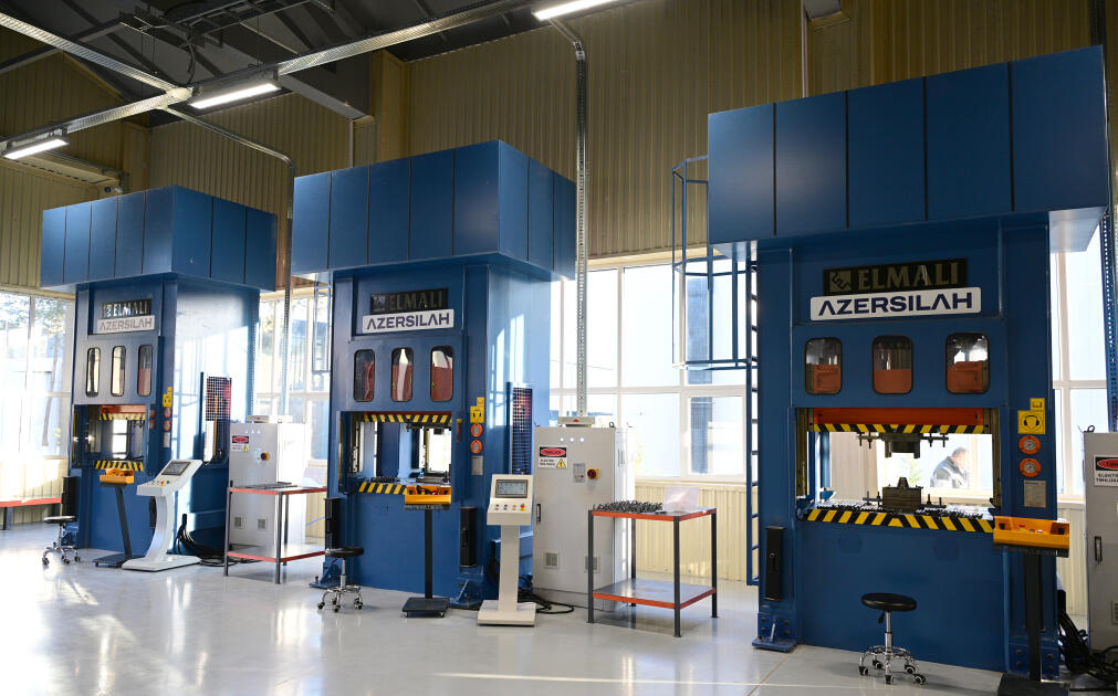 Президент Ильхам Алиев принял участие в открытии Тертерского электромеханического завода после реконструкции